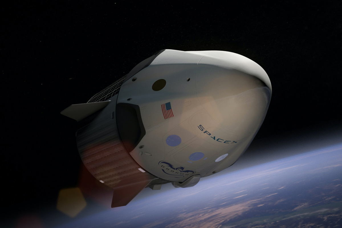 Photo of a rocket.