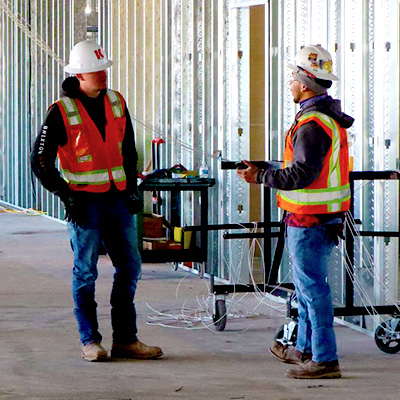Construction workers at the Ritz-Carlton, Paradise Valley.