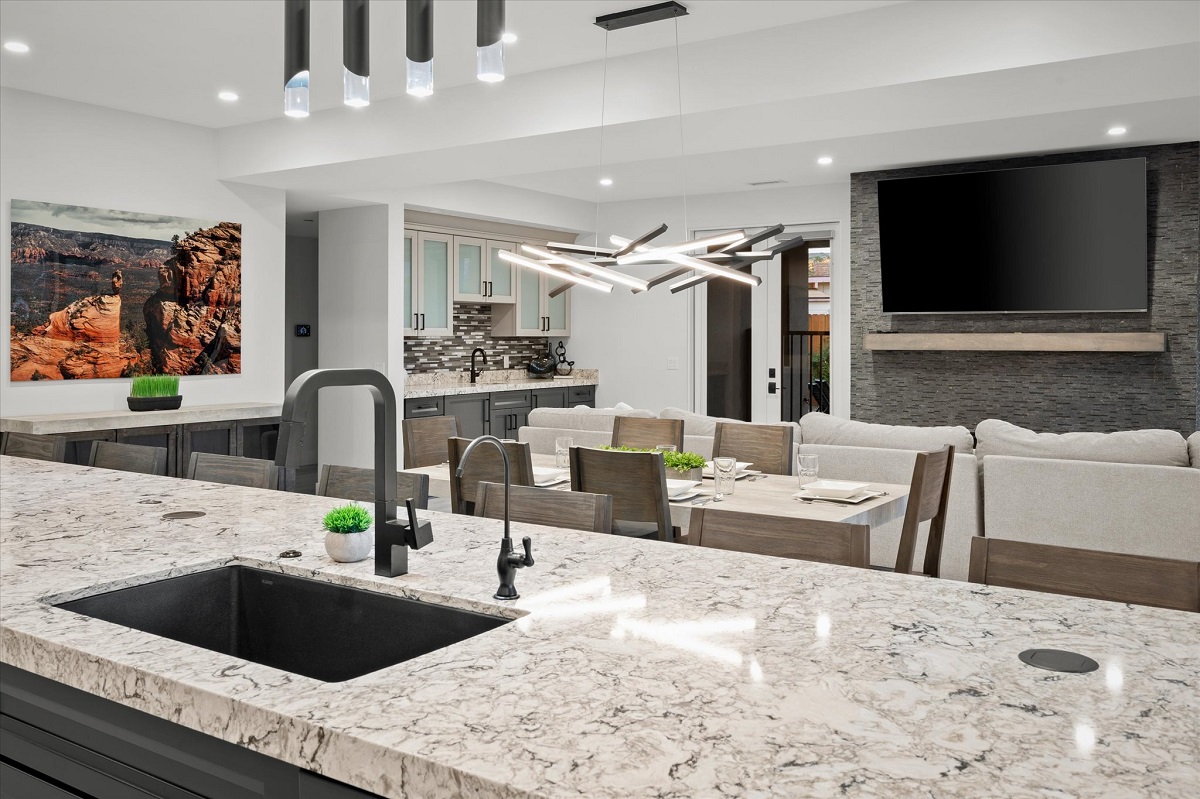 Kitchen of a home in Sedona, Arizona.