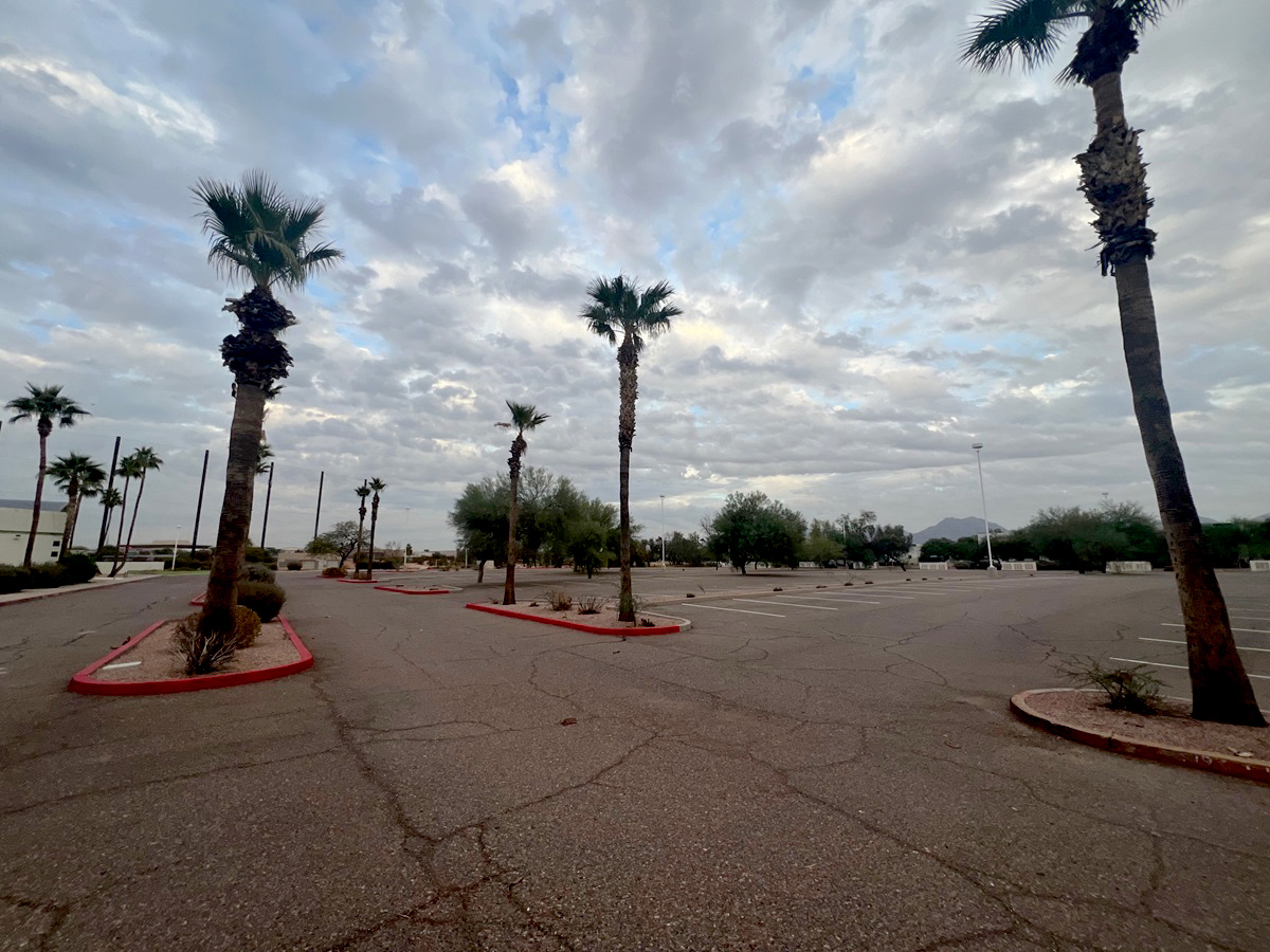 The former site of CrackerJax in Scottsdale.