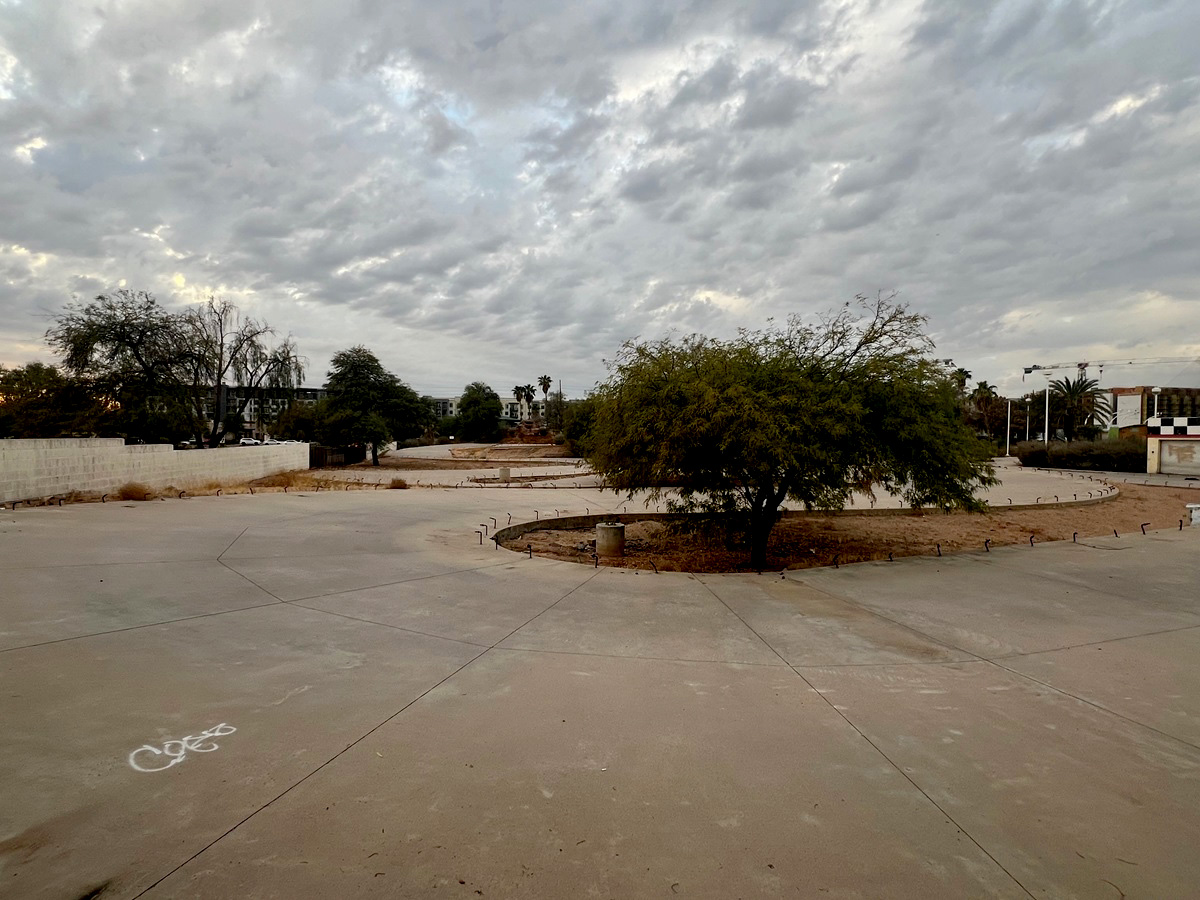 The former site of CrackerJax in Scottsdale.