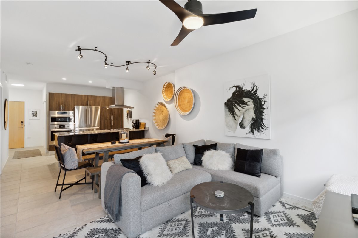 A modern condo for sale at Optima Kierland.