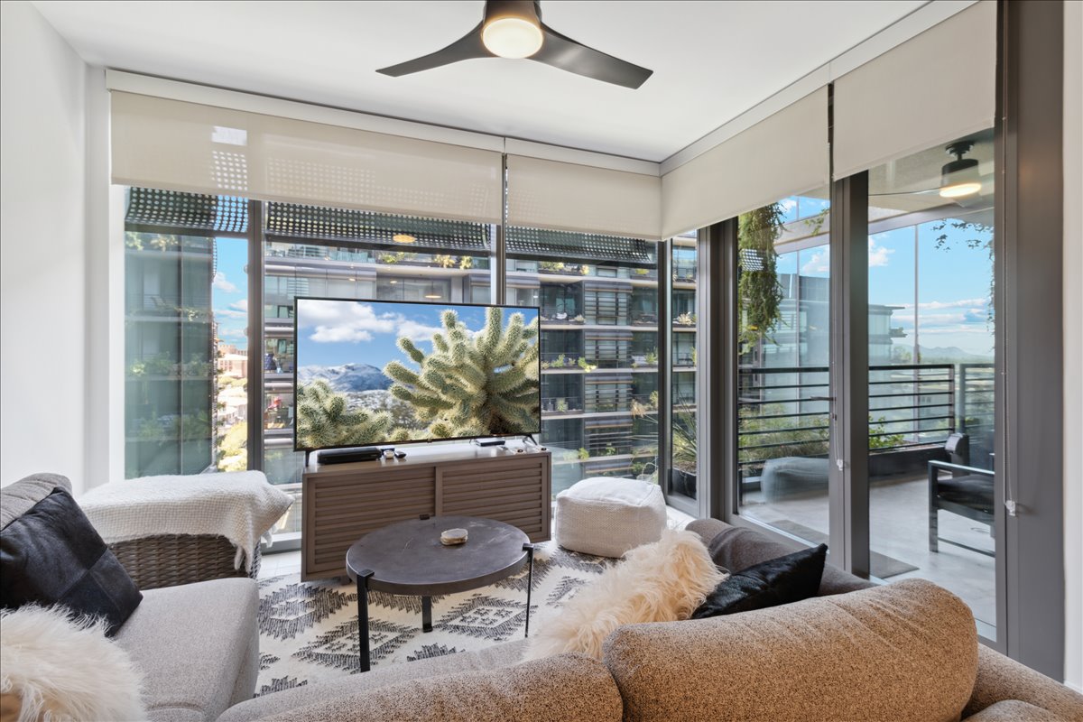 A modern condo for sale at Optima Kierland.