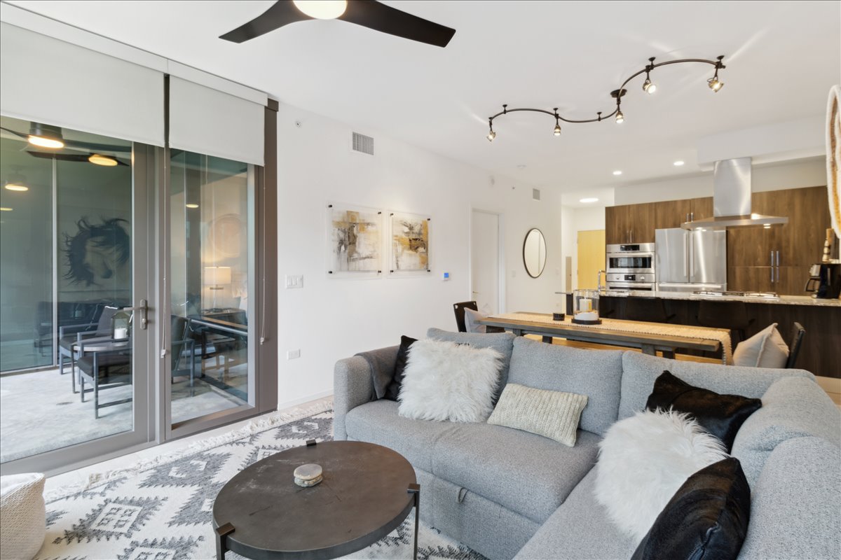 A modern condo for sale at Optima Kierland.
