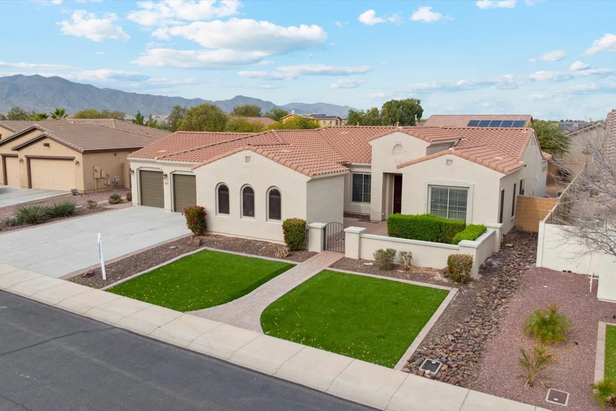 Front of a home in Litchfield Park, Arizona.