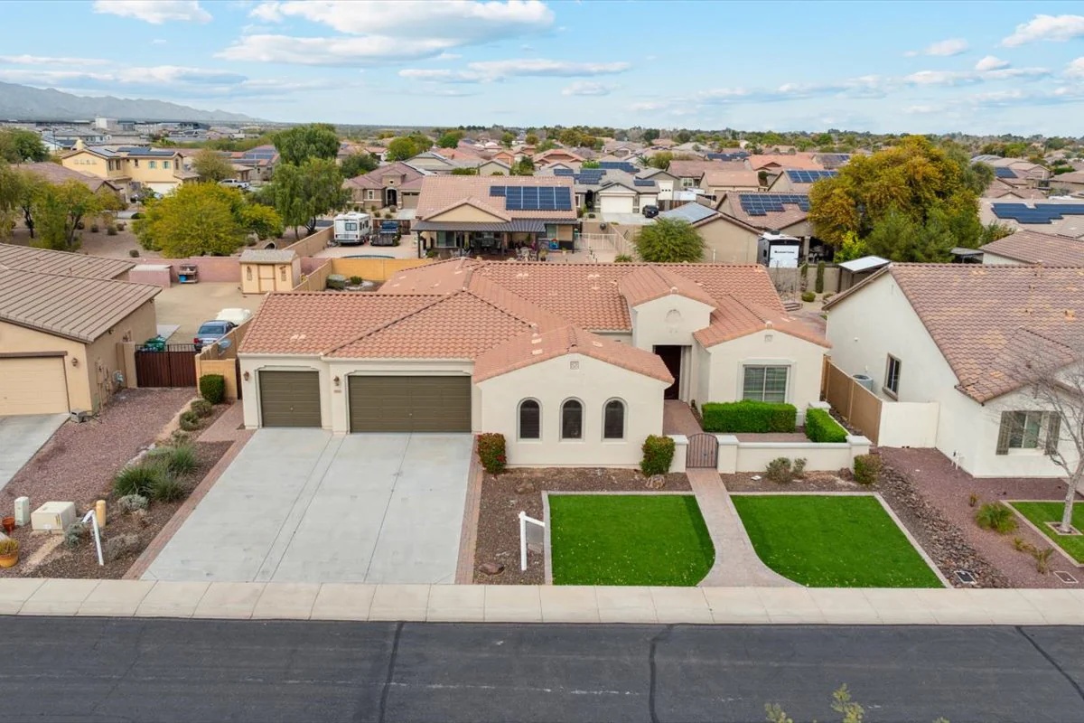 Front of a home in Litchfield Park, Arizona.
