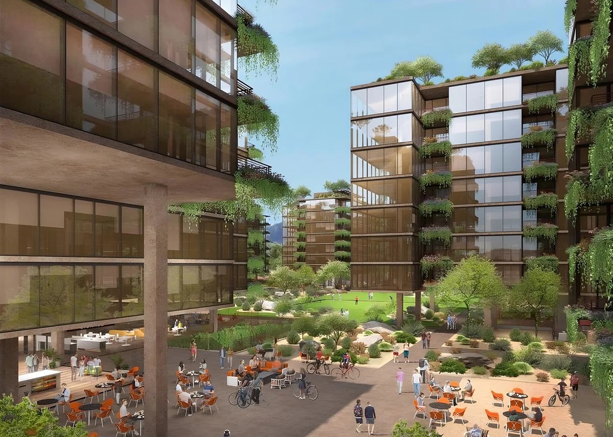 Rendering of Optima McDowell Mountain Village.
