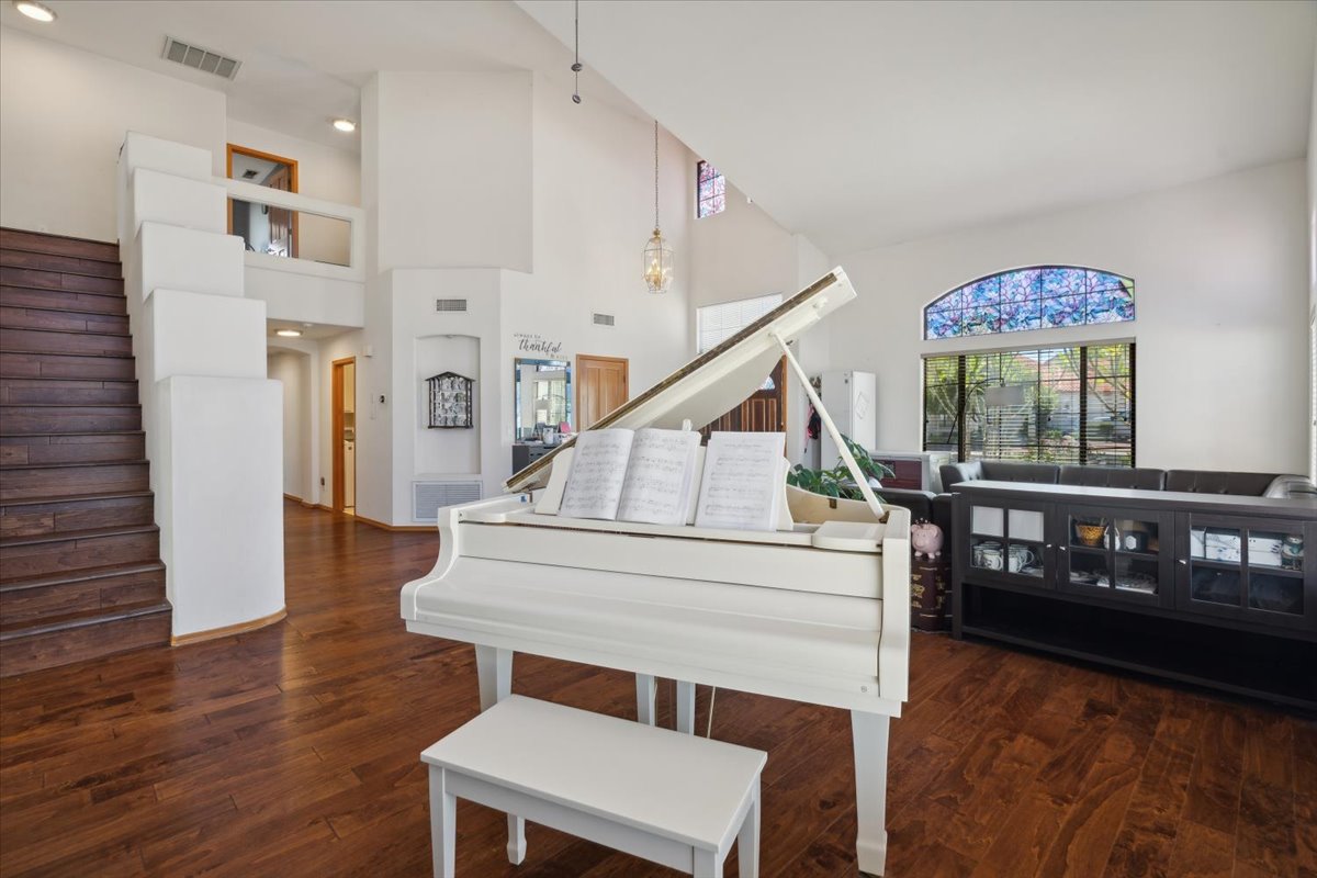 Living room of a home in Glendale's, Arizona's Marshall Ranch.