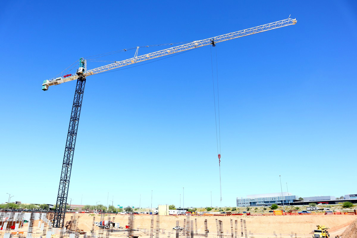 Optima McDowell Mountain Village under construction in Scottsdale, Arizona.
