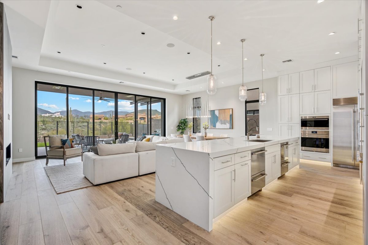 Kitchen of a luxury home in Scottsdale's Seven Desert Mountain.