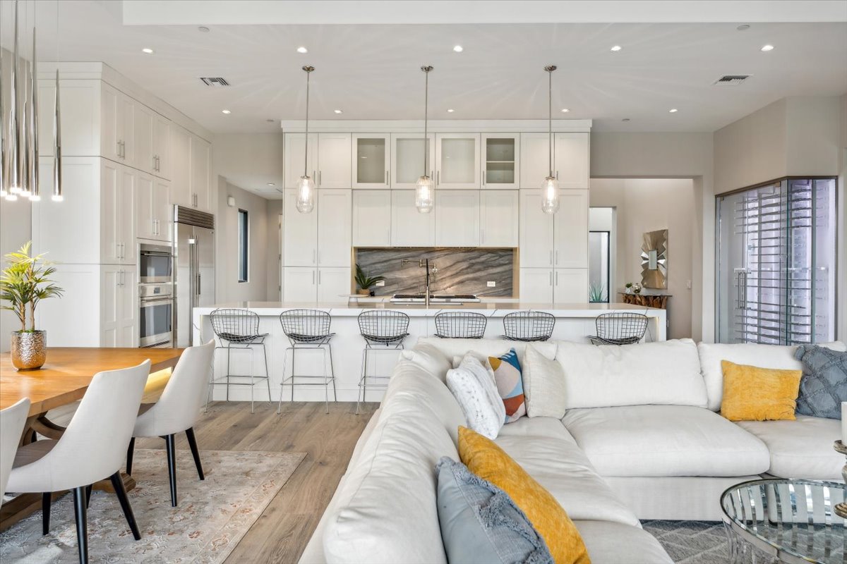 Interior of a luxury home in Scottsdale's Seven Desert Mountain.
