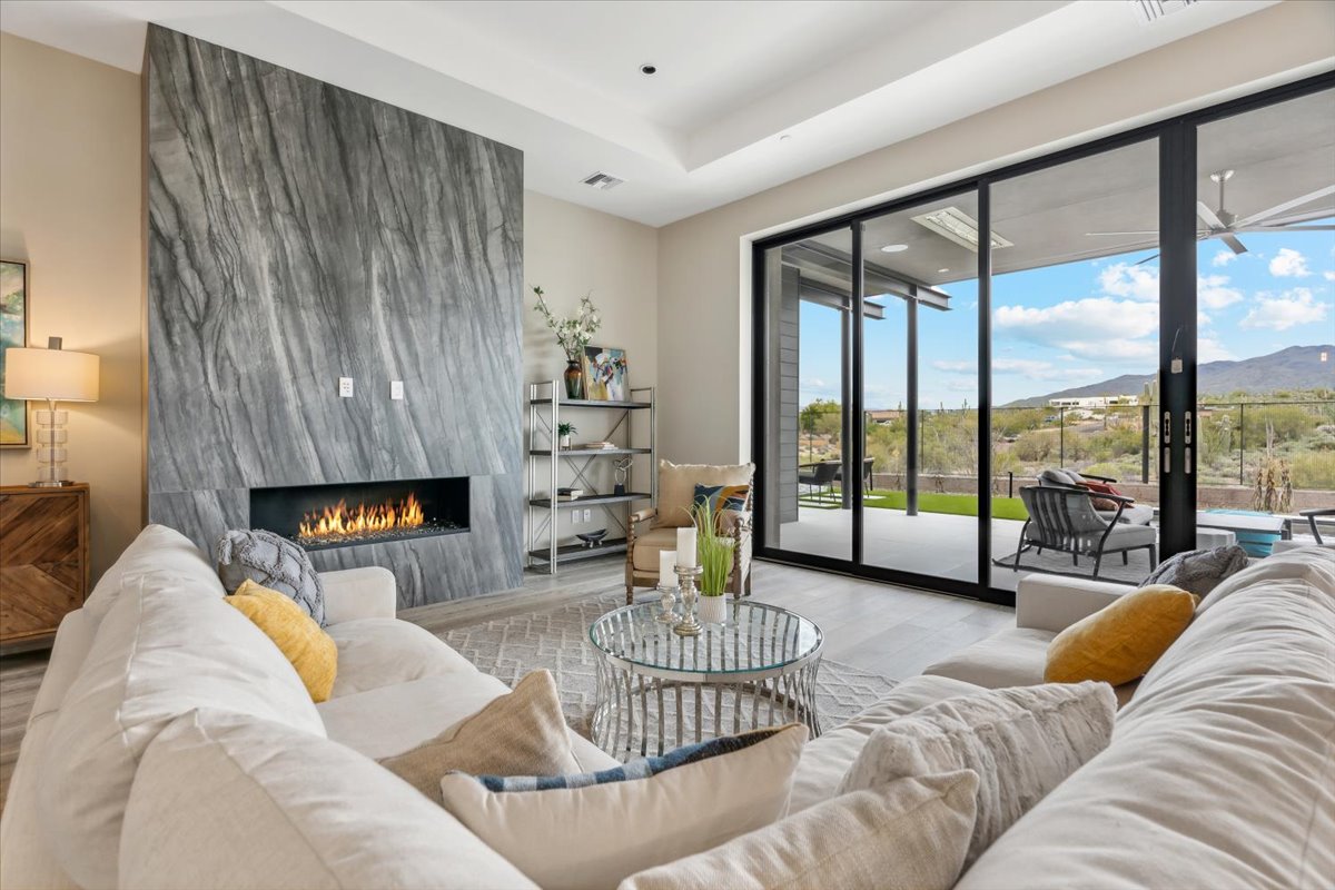 Interior of a luxury home in Scottsdale's Seven Desert Mountain.