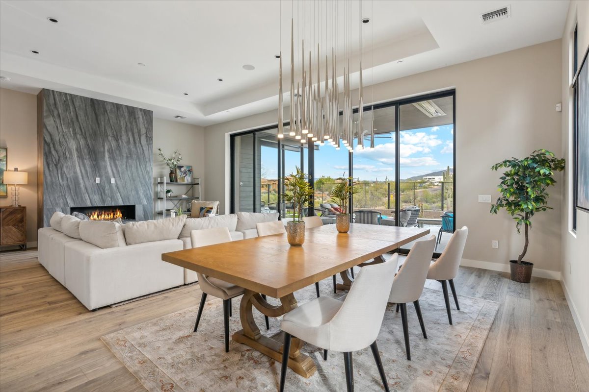 Interior of a luxury home in Scottsdale's Seven Desert Mountain.