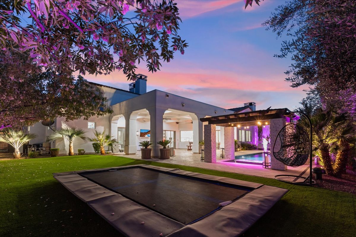 A custom home in Gilbert's Germann Estates.