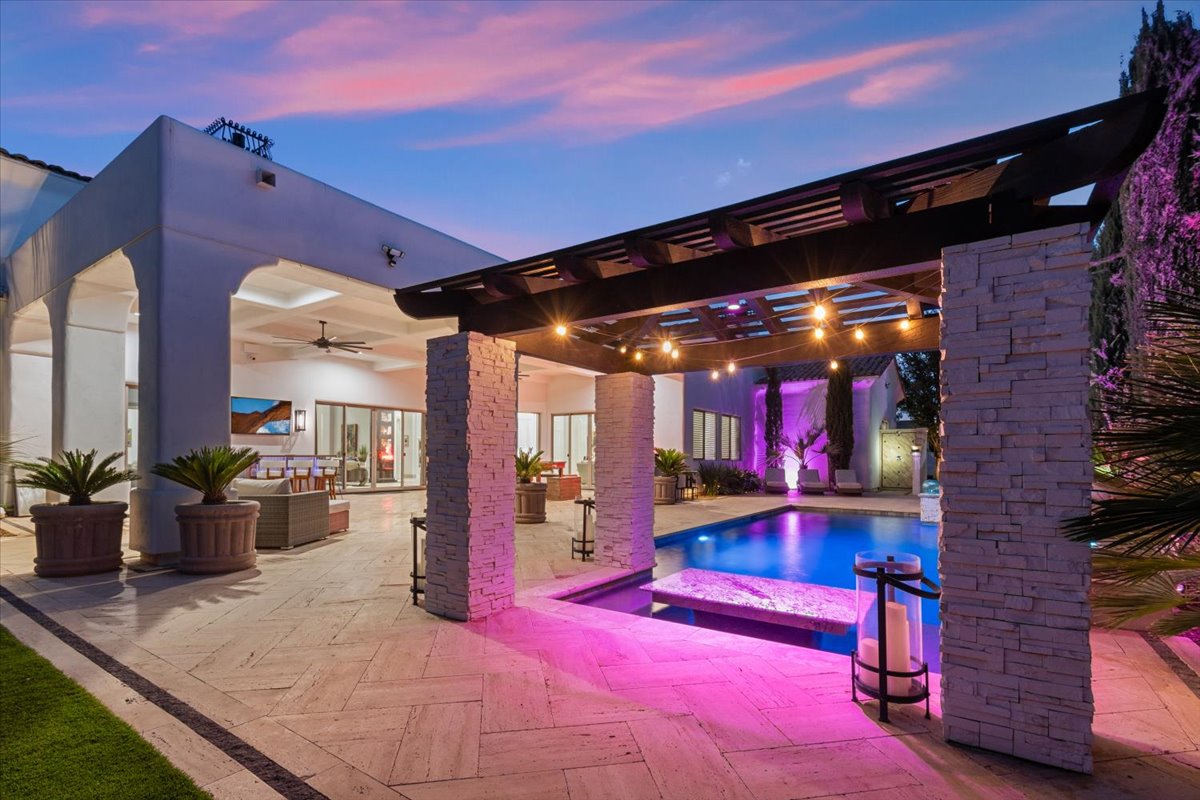 A custom home in Gilbert's Germann Estates.