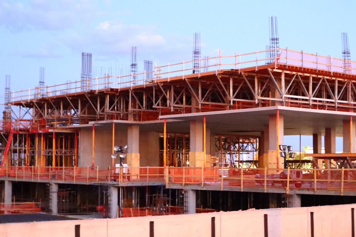 Optima McDowell Mountain under construction in July 2024.