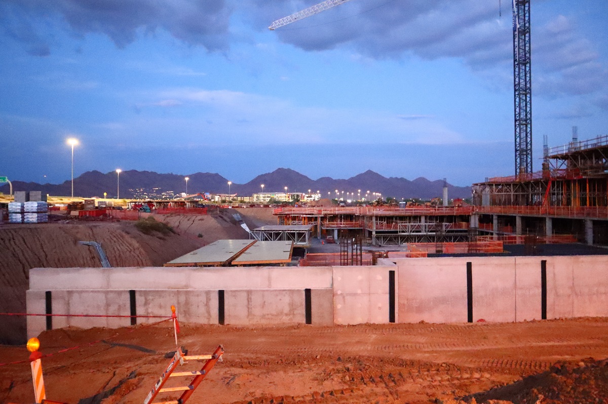 Optima McDowell Mountain under construction in July 2024.