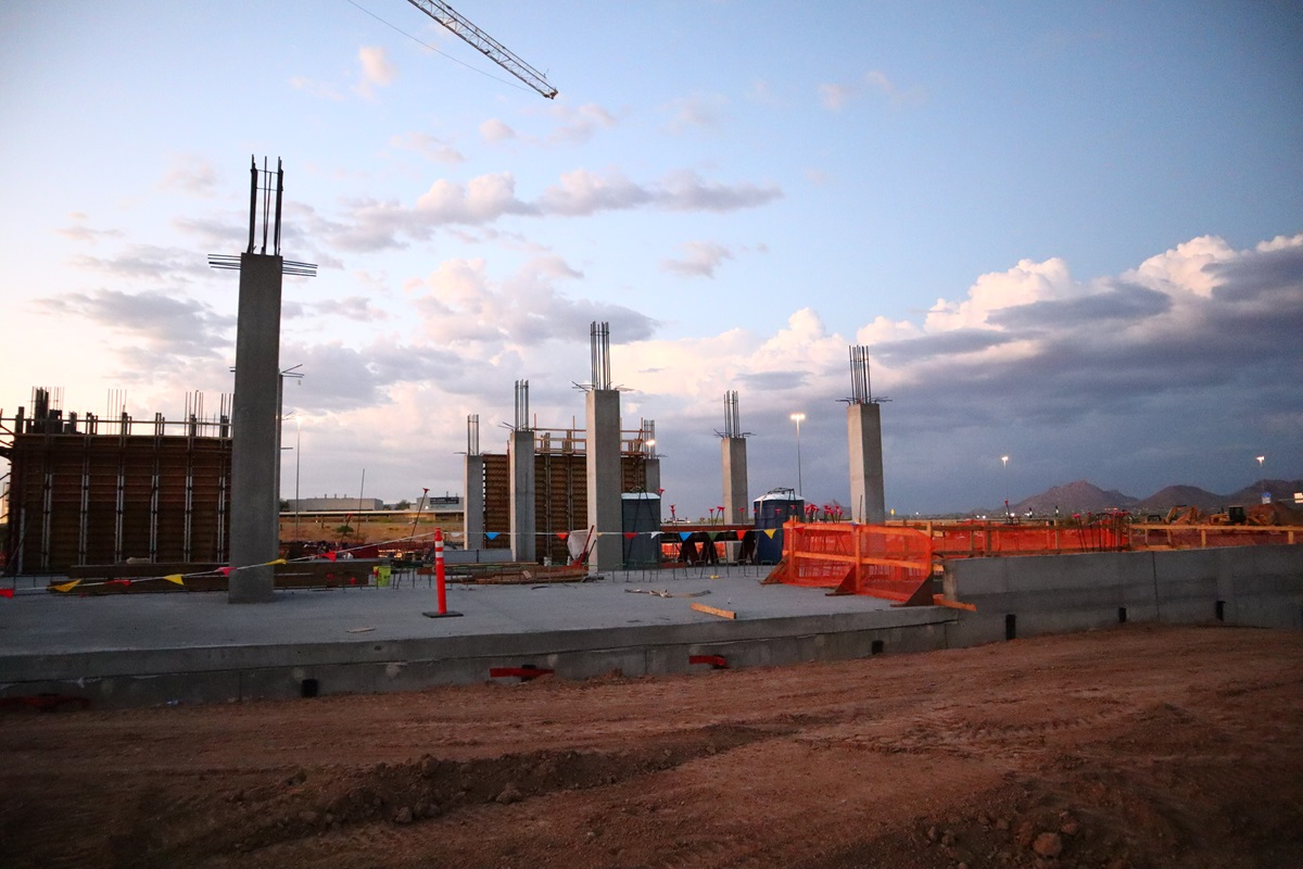 Optima McDowell Mountain under construction in July 2024.