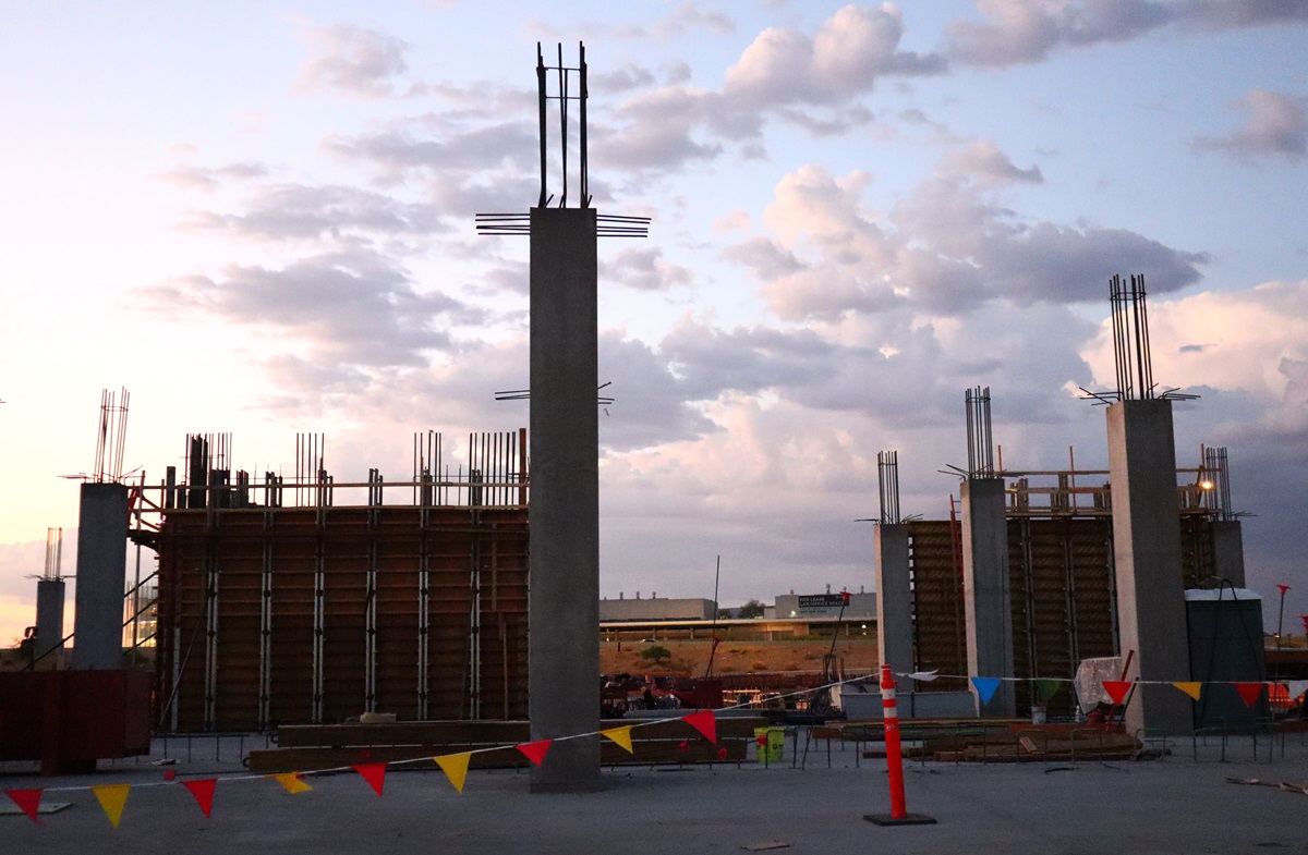 Optima McDowell Mountain under construction in July 2024.