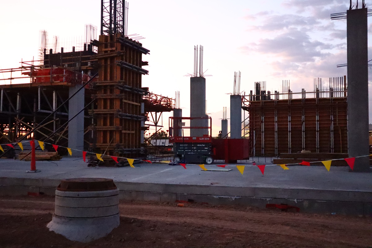 Optima McDowell Mountain under construction in July 2024.