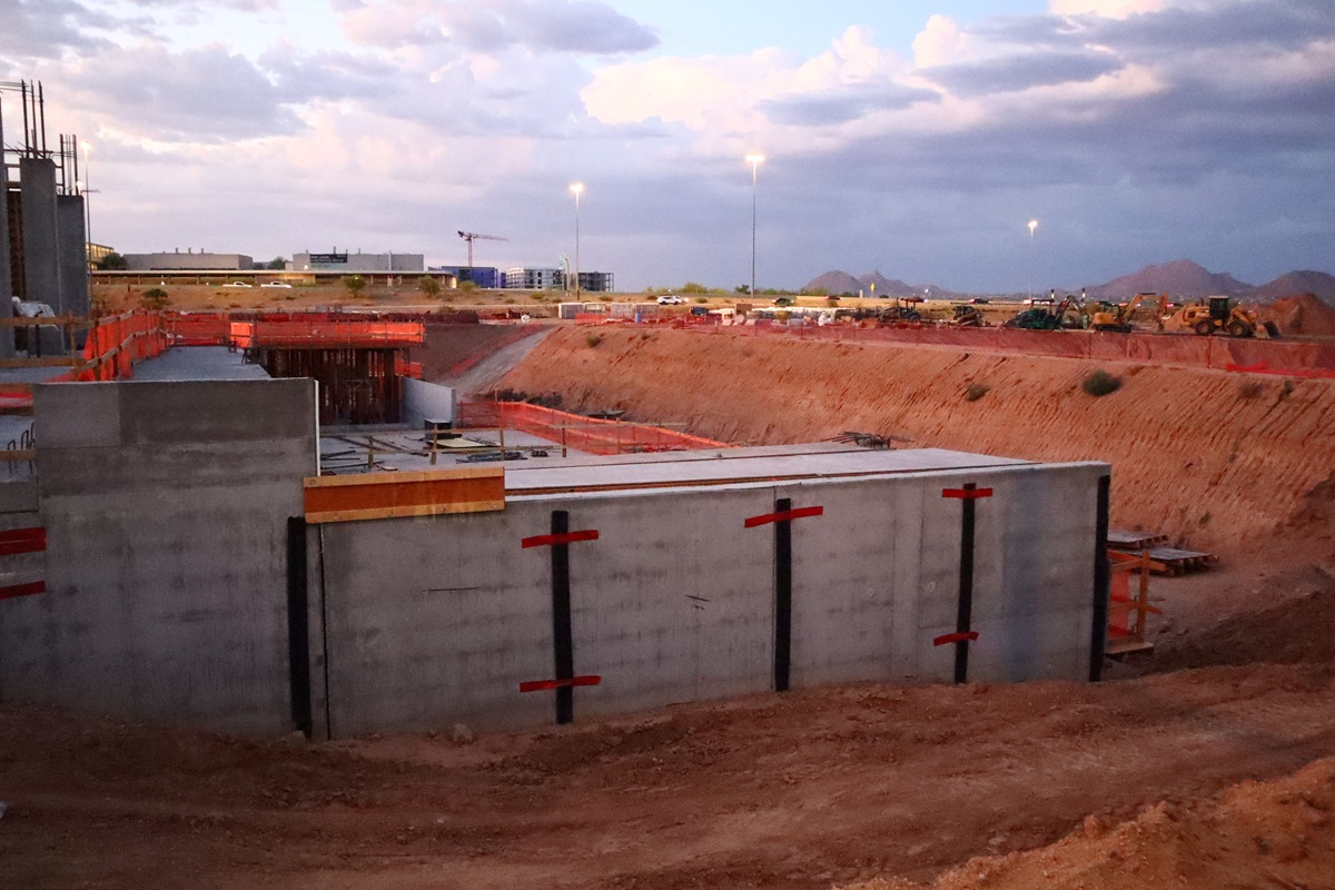 Optima McDowell Mountain under construction in July 2024.
