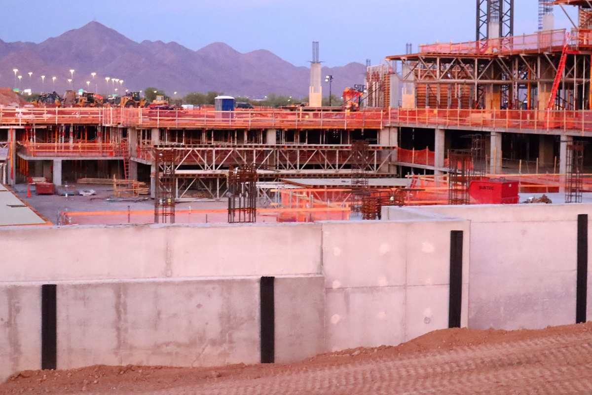 Optima McDowell Mountain under construction in July 2024.