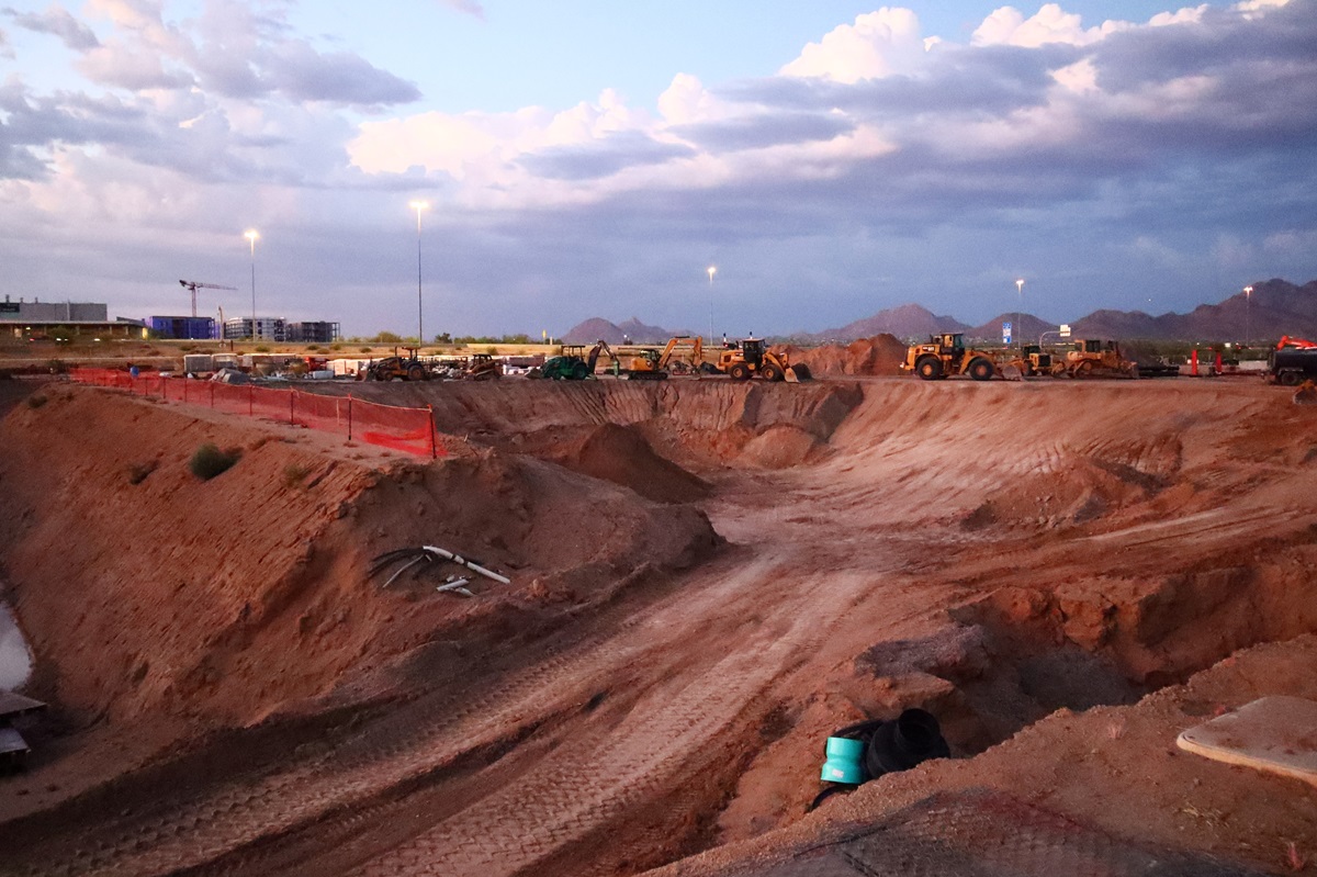 Optima McDowell Mountain under construction in July 2024.
