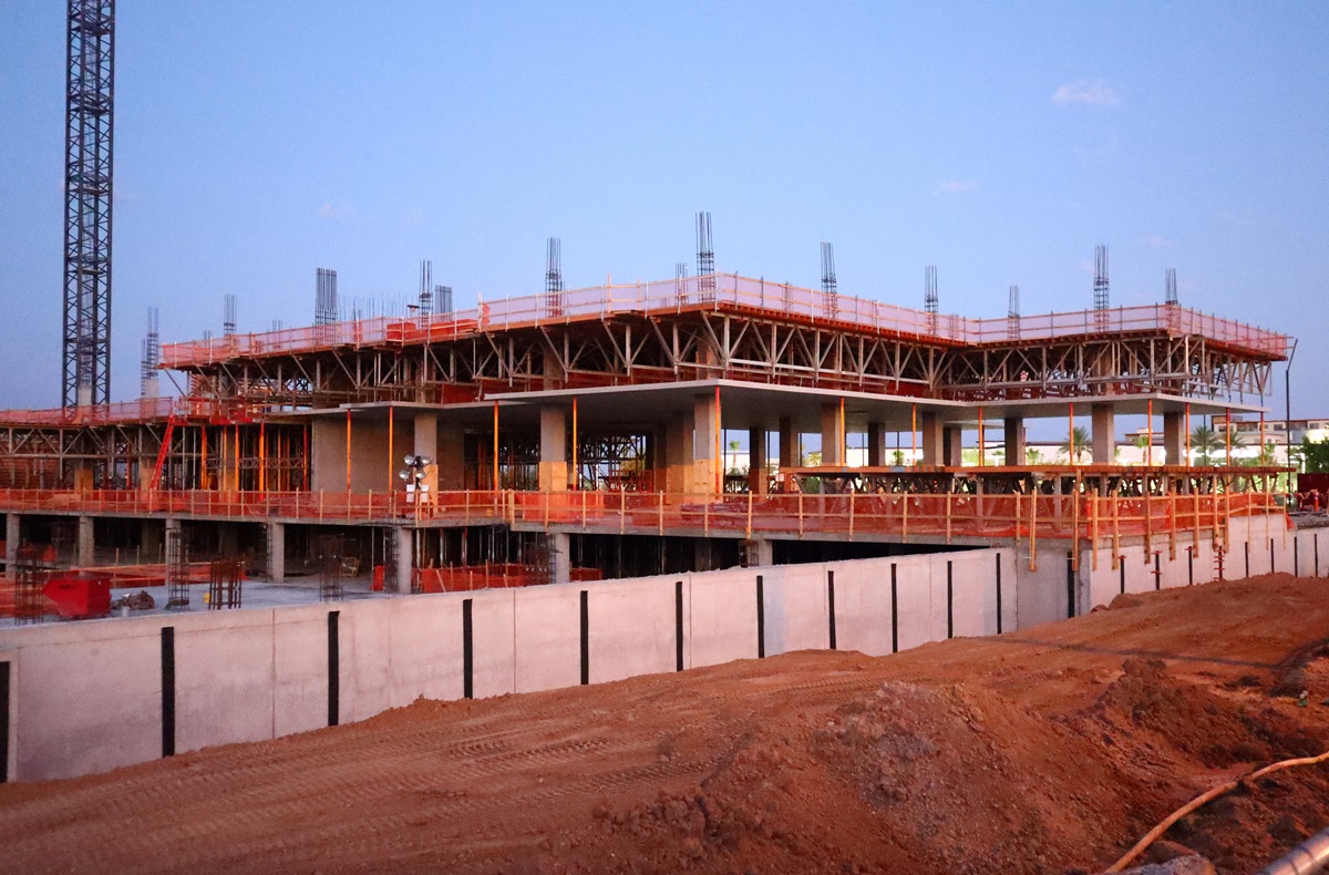 Optima McDowell Mountain under construction in July 2024.