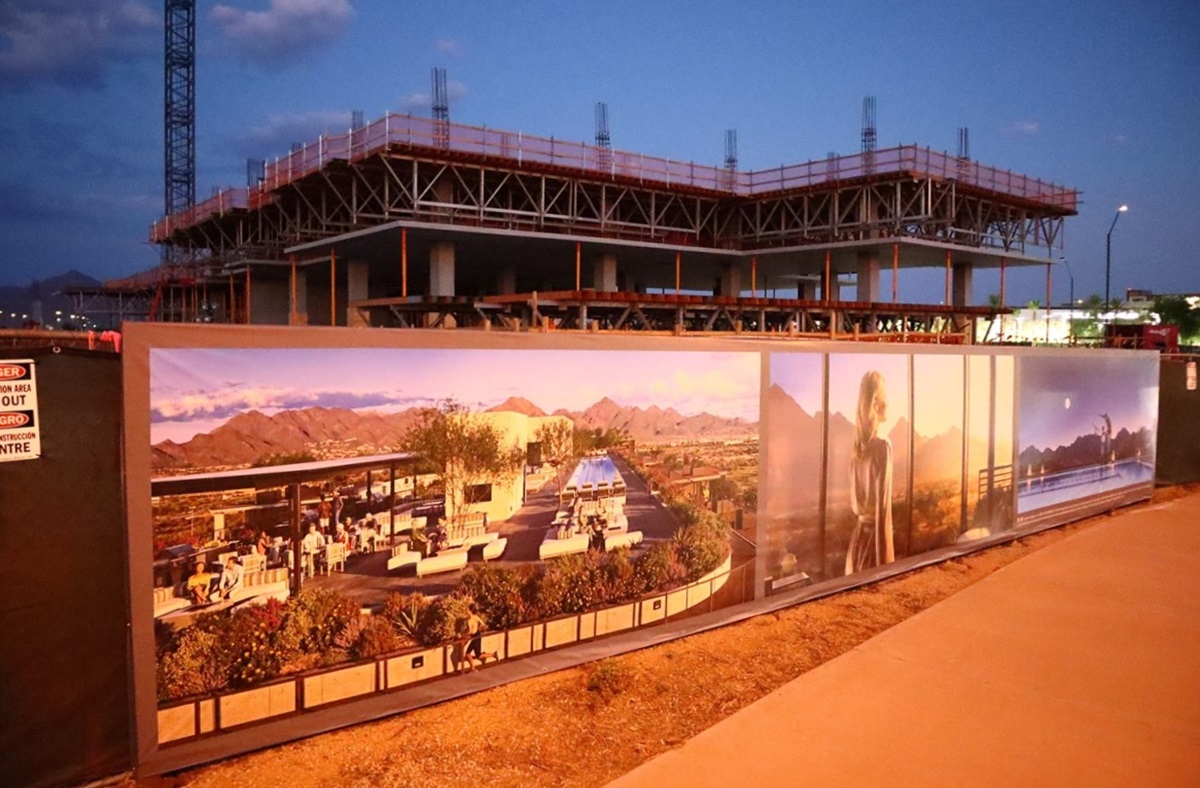Optima McDowell Mountain under construction in July 2024.