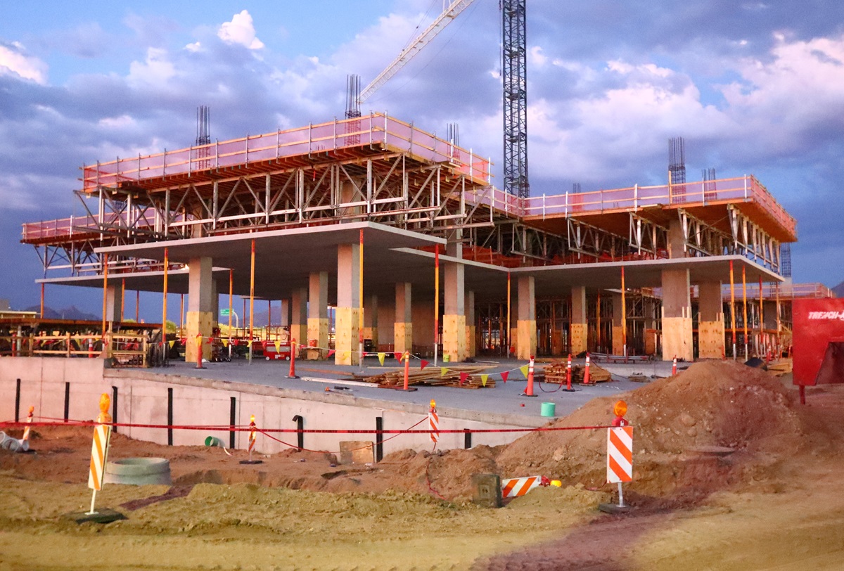 Optima McDowell Mountain under construction in July 2024.