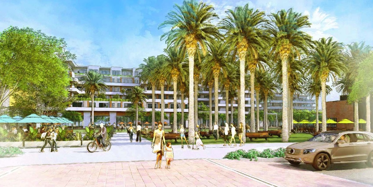 Rendering of The Parque development planned for Scottsdale, Arizona.
