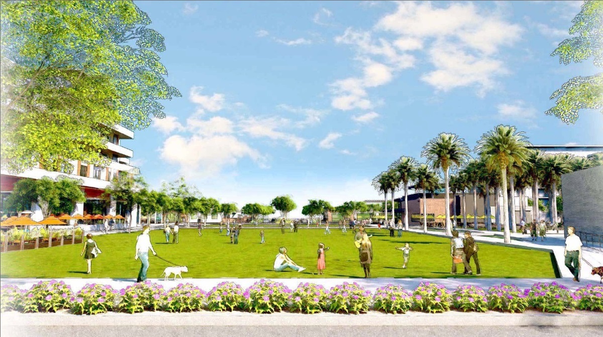 Rendering of The Parque development planned for Scottsdale, Arizona.