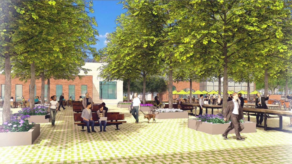 Rendering of The Parque development planned for Scottsdale, Arizona.