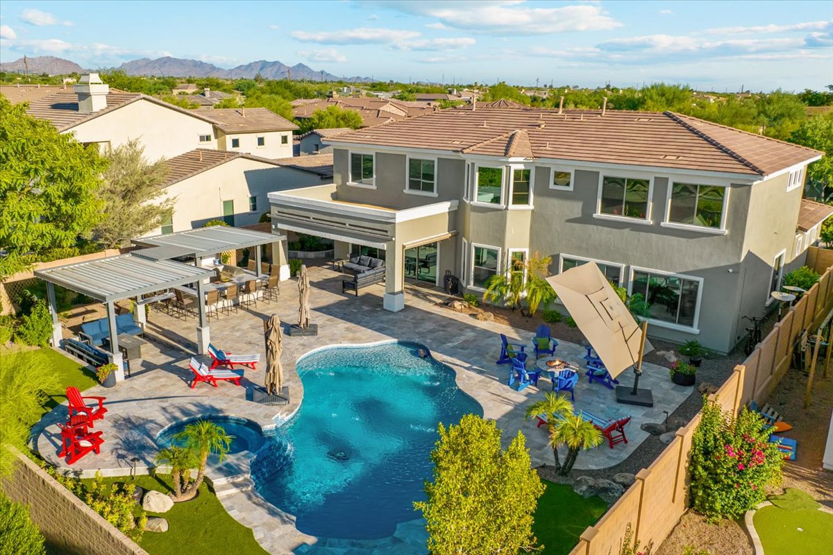 A luxury home in Cave Creek's subdivision of Montevista.