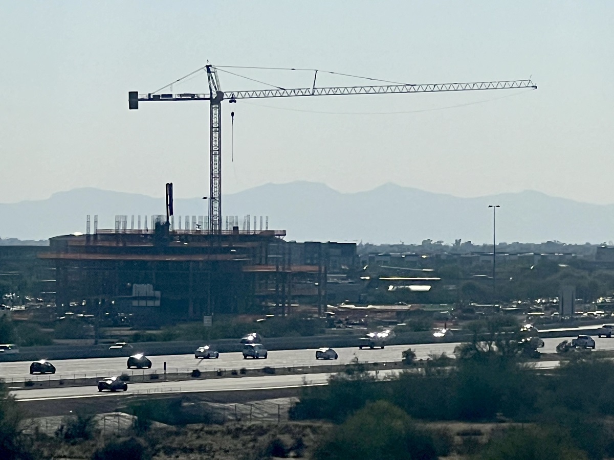 Construction photo of Optima McDowell Mountain located in Scottsdale.