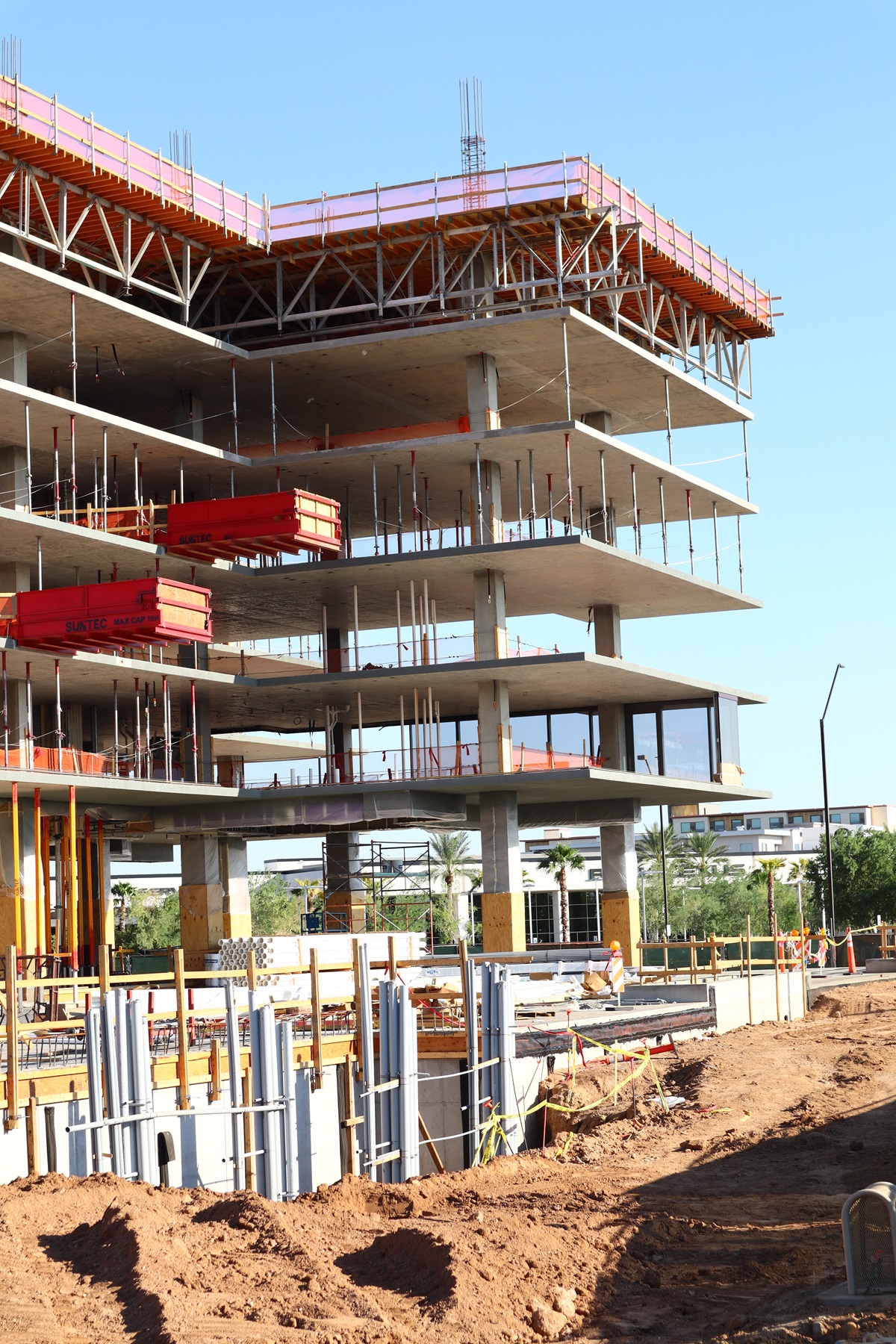Construction photo of Optima McDowell Mountain located in Scottsdale.