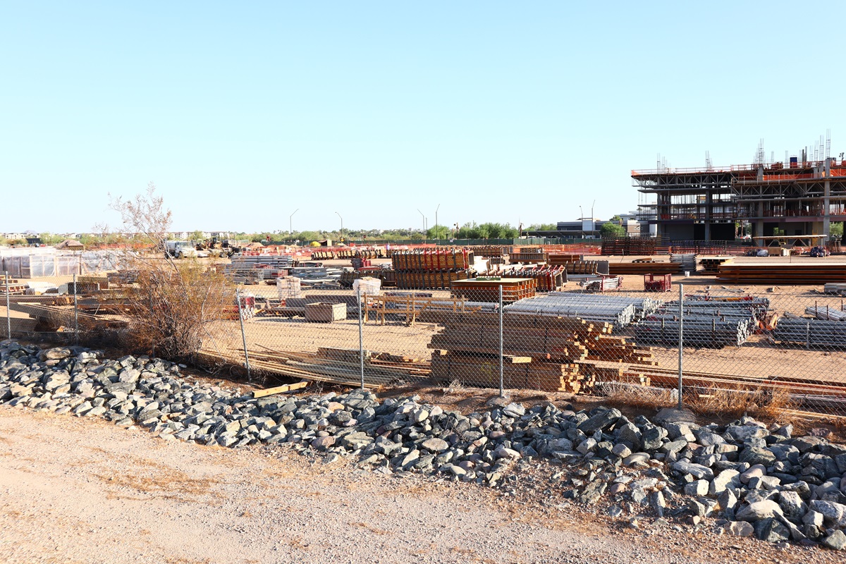 Construction photo of Optima McDowell Mountain located in Scottsdale.