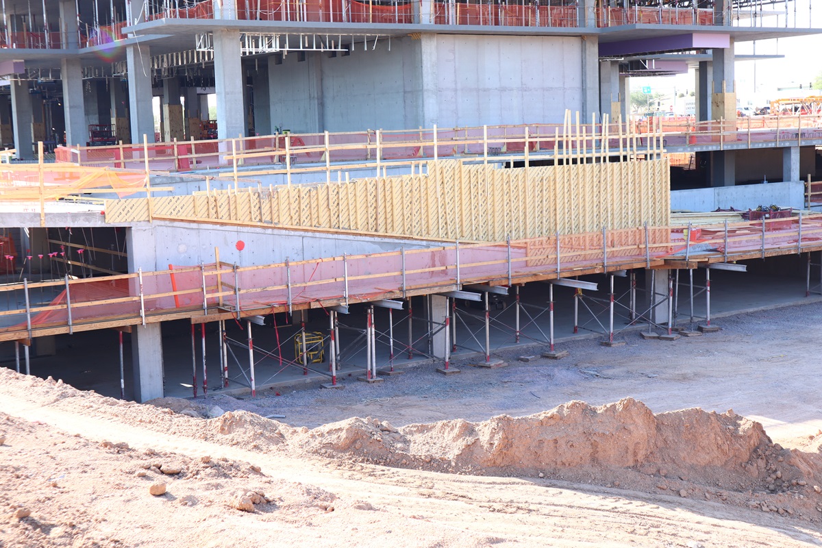 Construction photo of Optima McDowell Mountain located in Scottsdale.