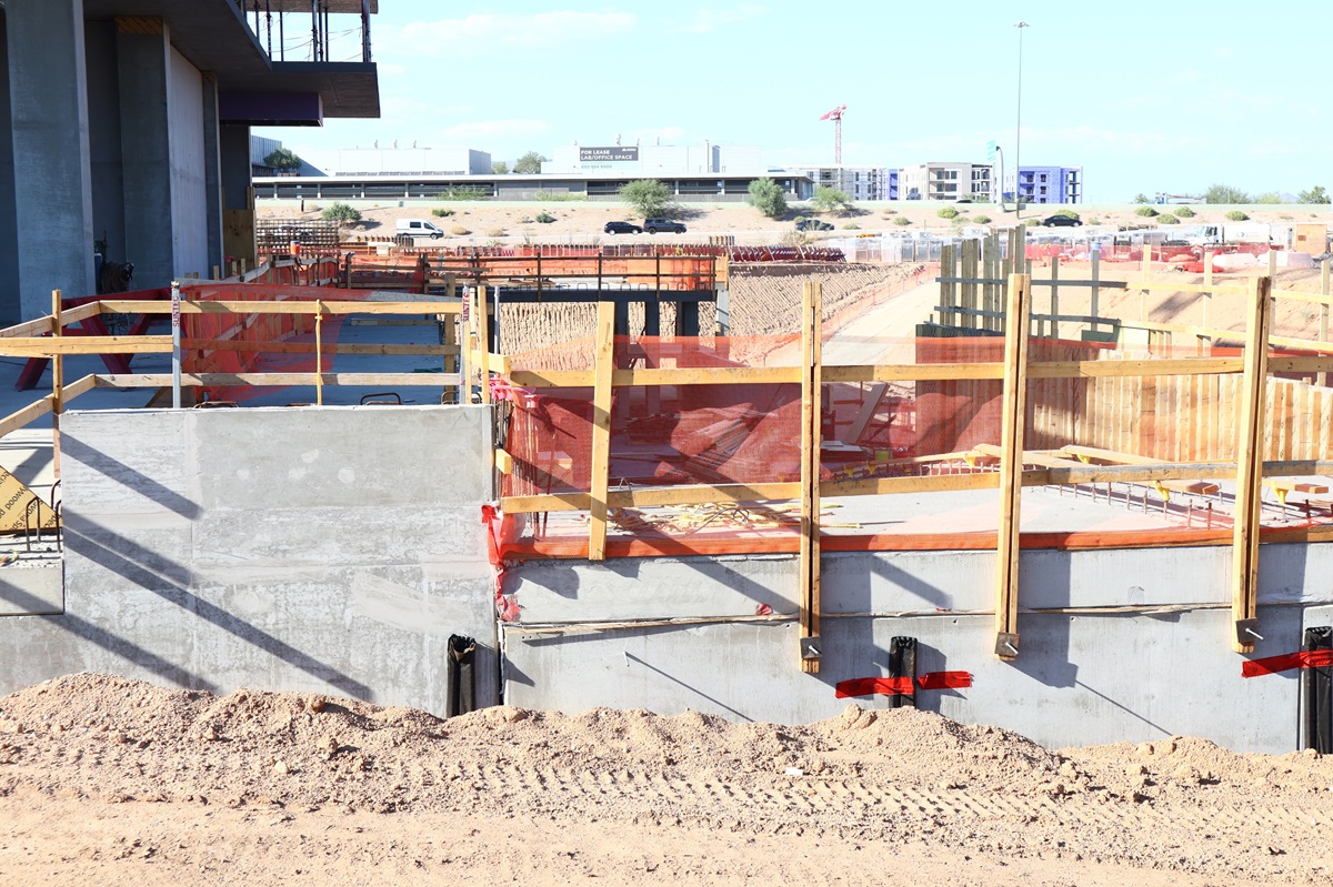 Construction photo of Optima McDowell Mountain located in Scottsdale.