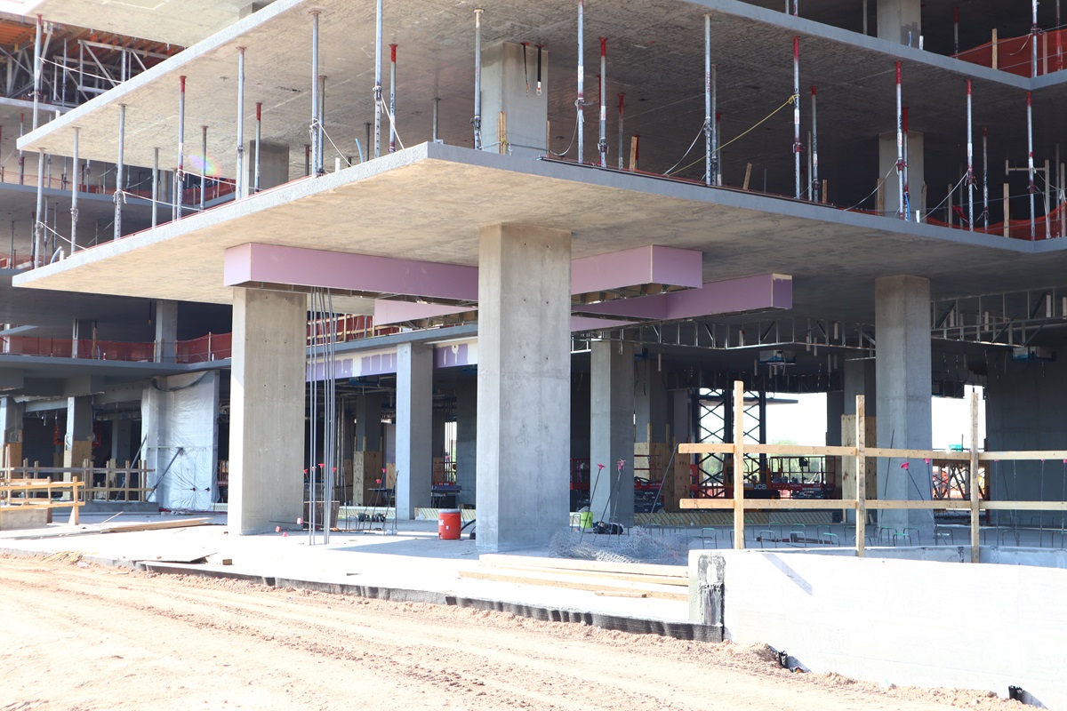 Construction photo of Optima McDowell Mountain located in Scottsdale.