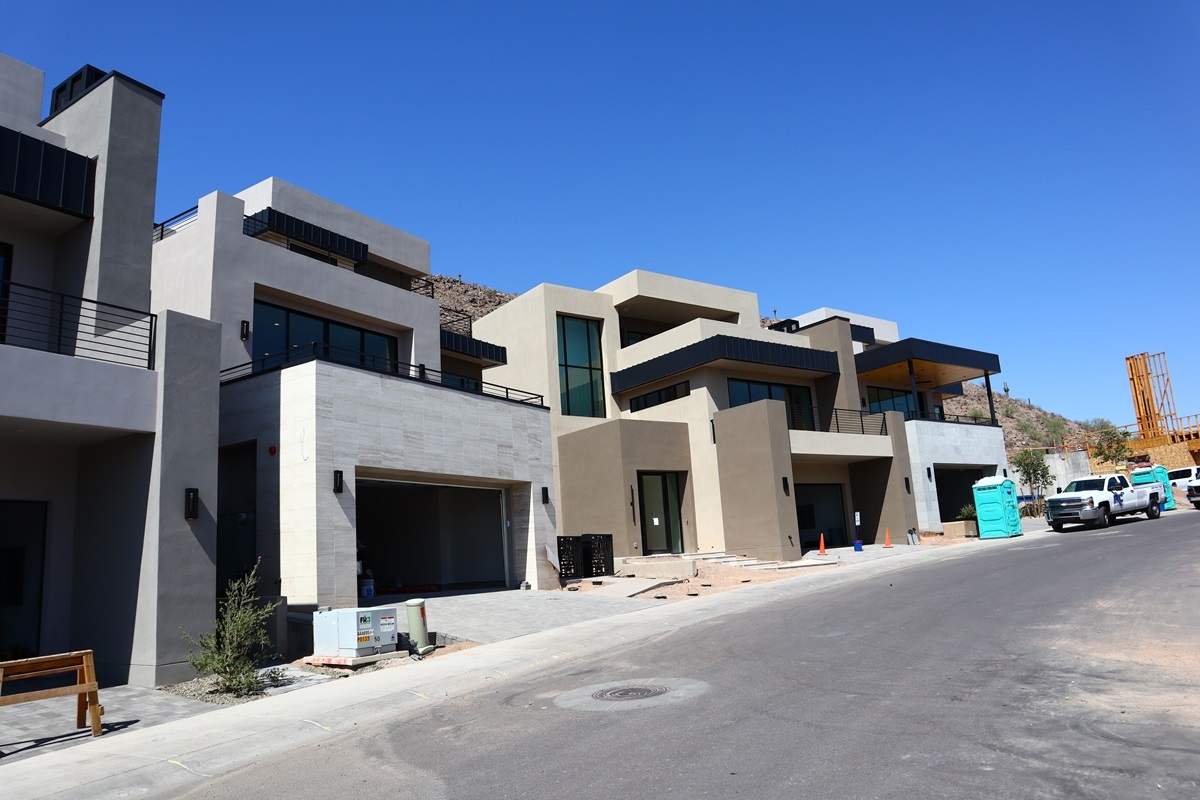 Construction photo of The Estates at Ascent at The Phoenician.