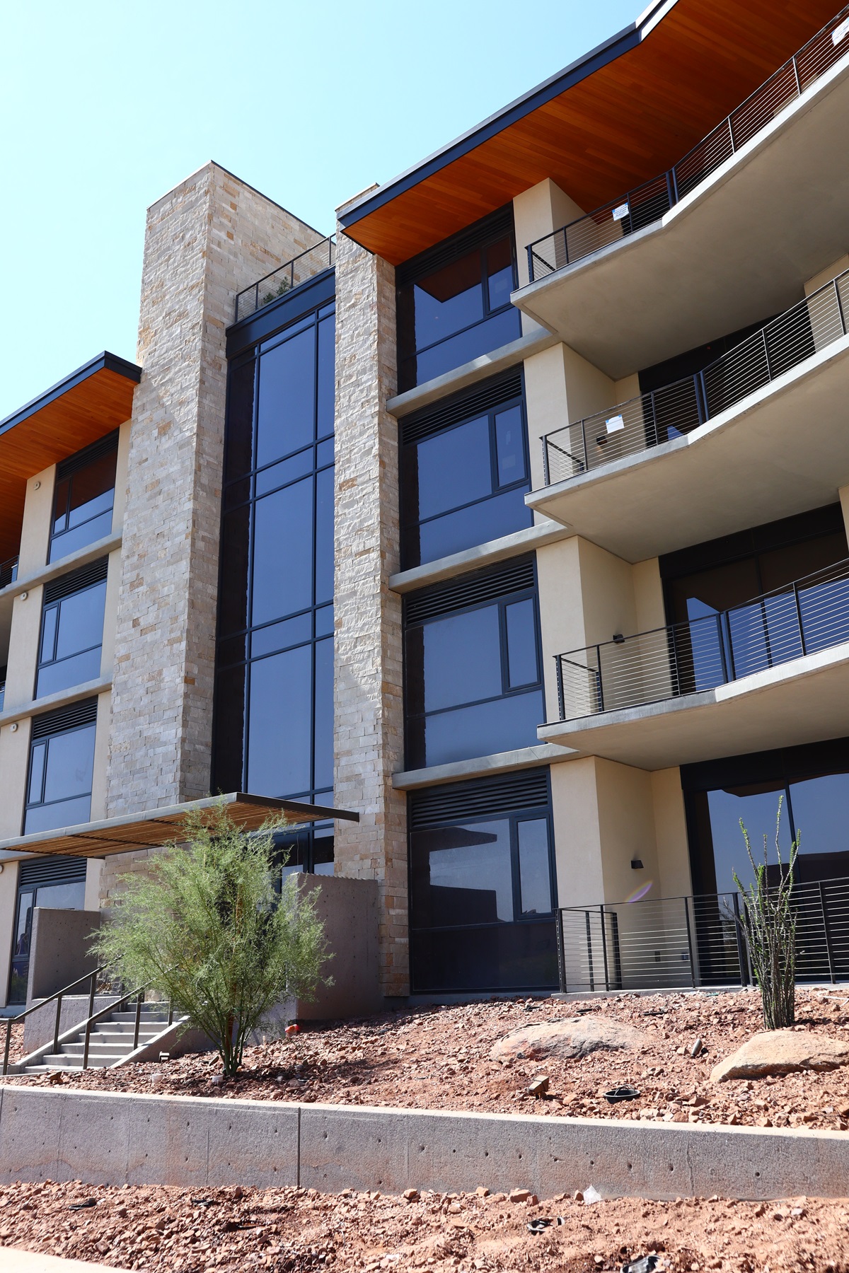 Construction photo of luxury condos at Ascent at The Phoenician.