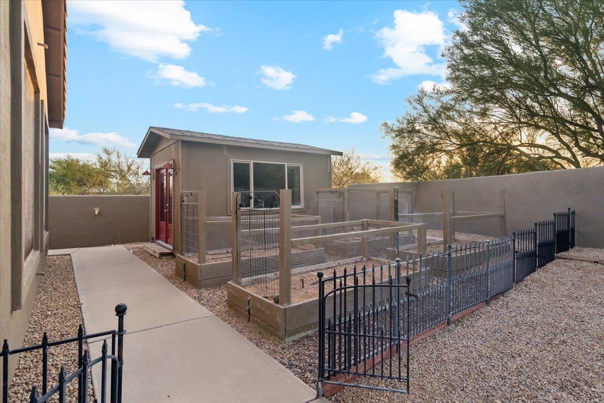 Backyard of a home for sale in Rio Verde.
