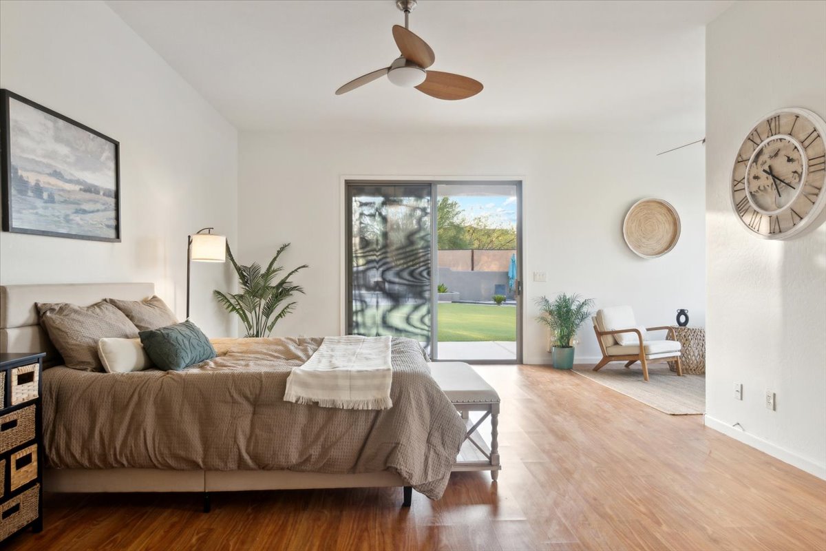 Primary bedroom of a home for sale in Rio Verde.