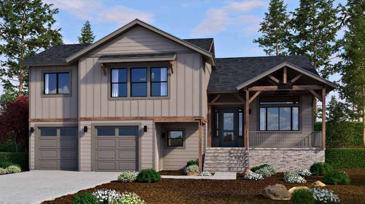 Rendering of a home at The Highlands at Tover Springs.