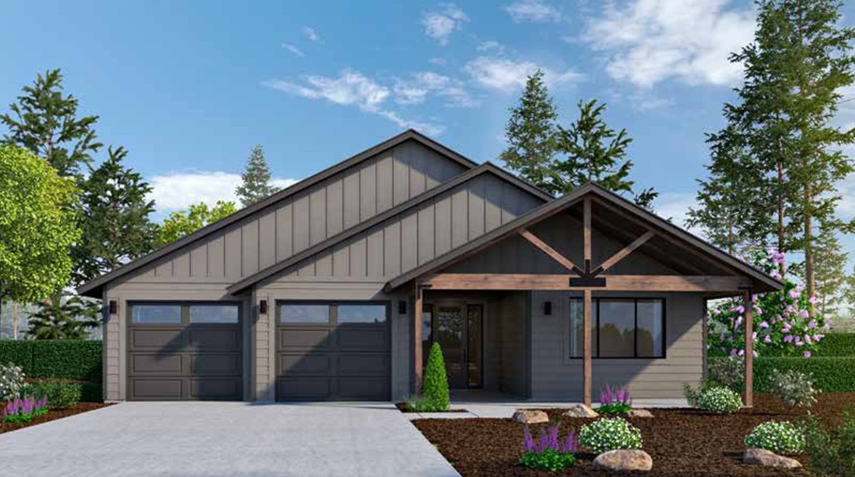 Rendering of a home at The Highlands at Tover Springs.