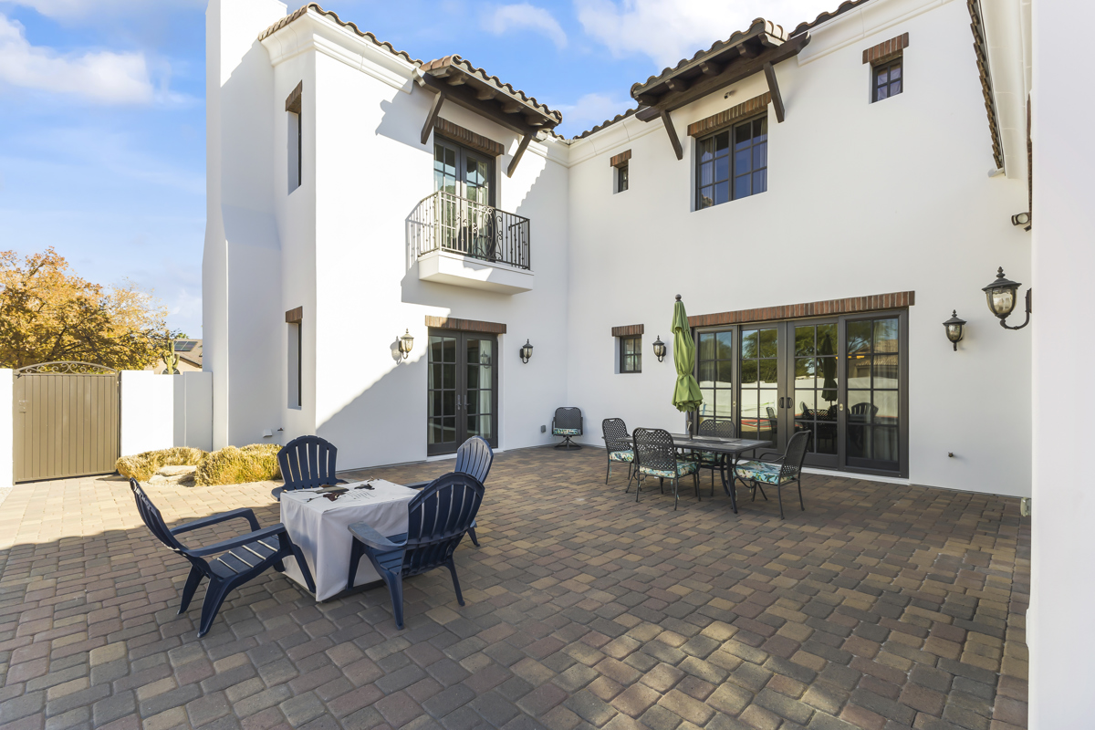A custom home in the Cactus Corridor in Scottsdale.