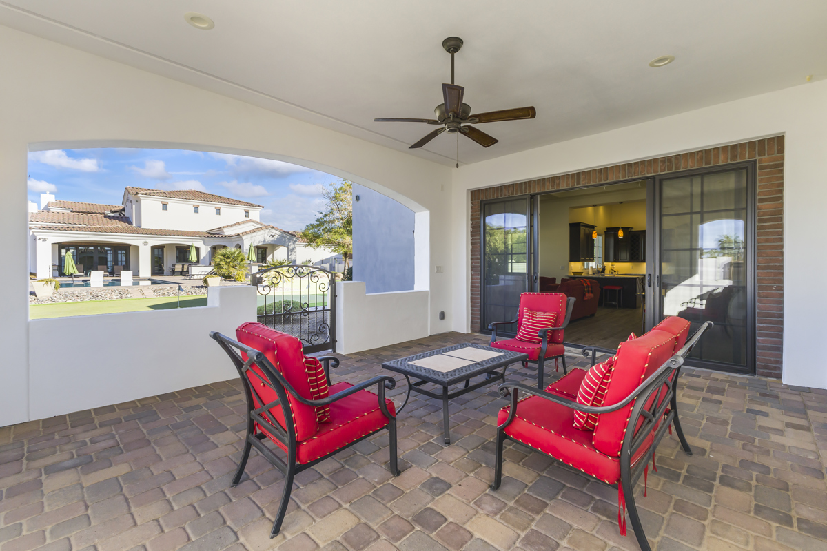 A custom home in the Cactus Corridor in Scottsdale.