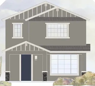 Rendering of a home at Parkside Villas.