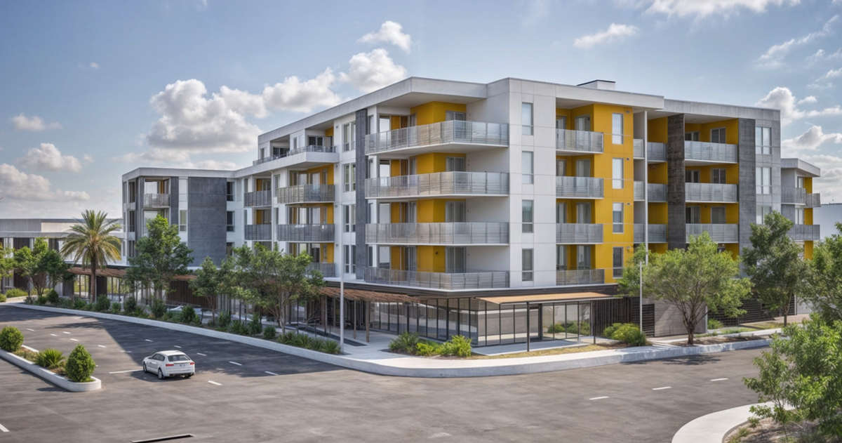 Rendering of the Goldwater Residences in Old Town Scottsdale.